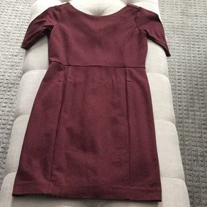 00P Ann Taylor Short Sleeved Ponte Dress